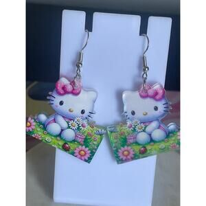 Hello kitty earrings